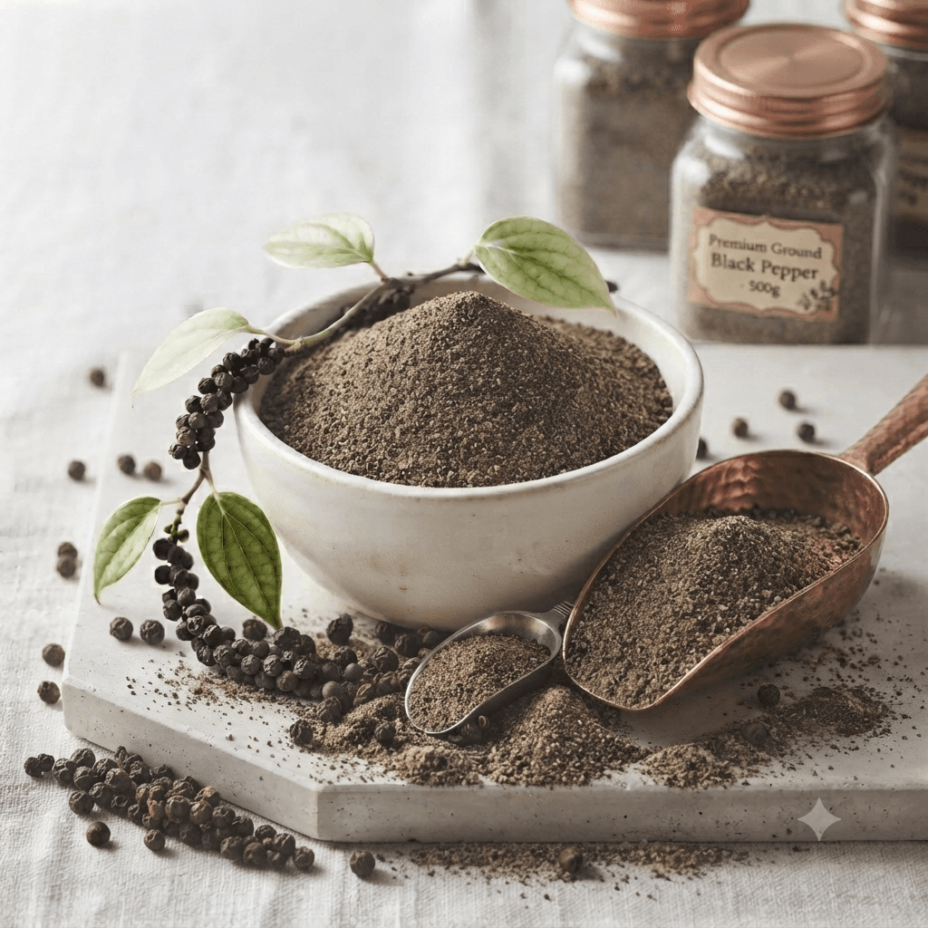 Black pepper powder